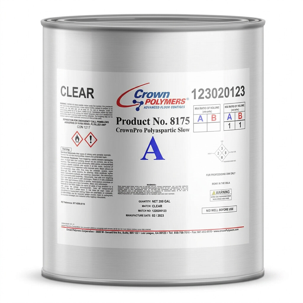 CrownPro 8175 Polyaspartic — Clear container