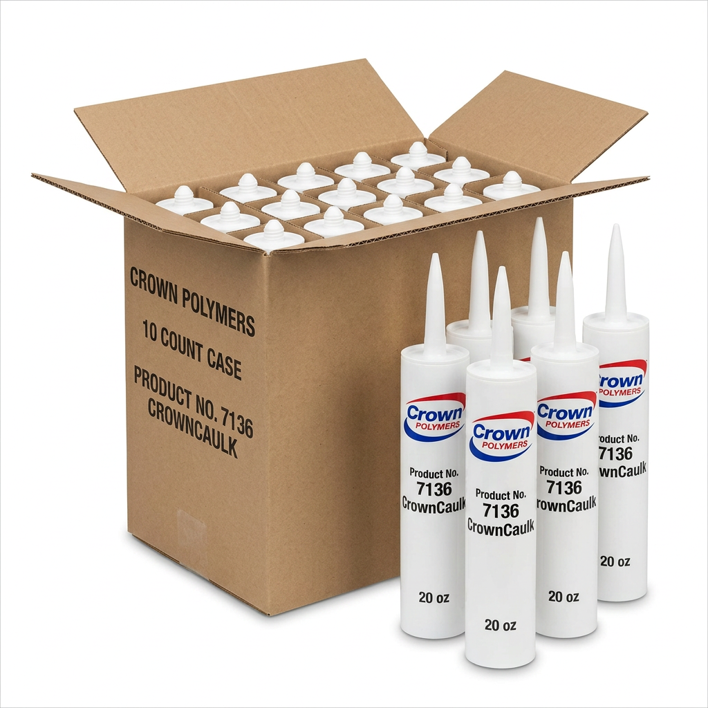 CrownCaulk 7136 Joint & Crack Caulk — Cartridge container