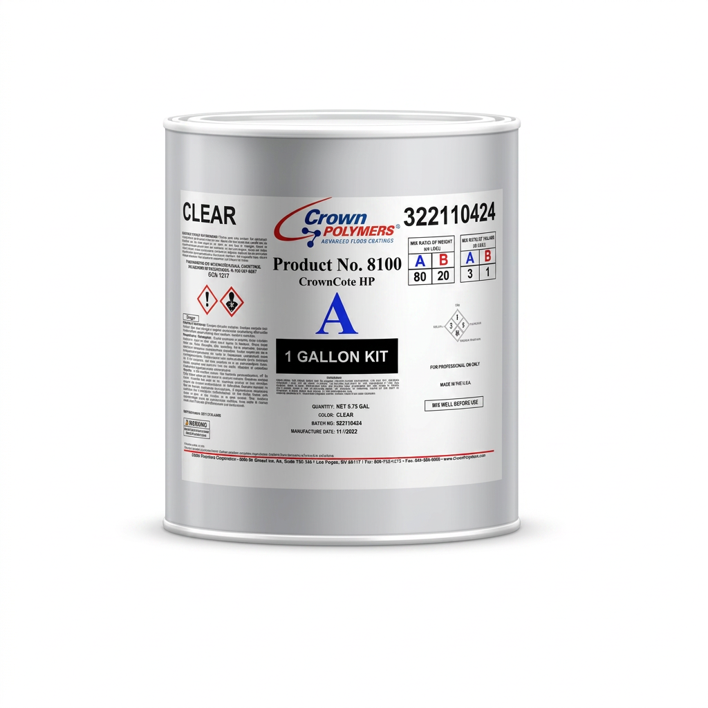 CrownCote HP 8100 Polyurethane — Clear container