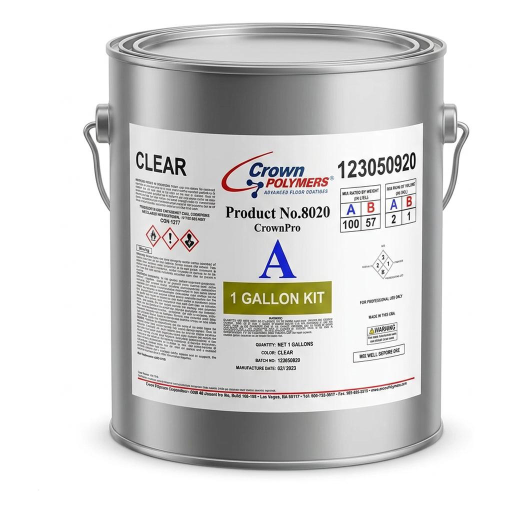 CrownPro 8020 Polyaspartic (Medium Cure) — Clear container